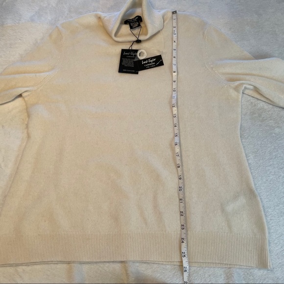 Lord&Taylor 100% Cashmere turtleneck Sweater XL - Picture 7 of 10
